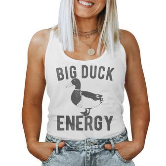 Big Duck Energy Retro Vintage Style Duck Meme Women Tank Top - Monsterry DE