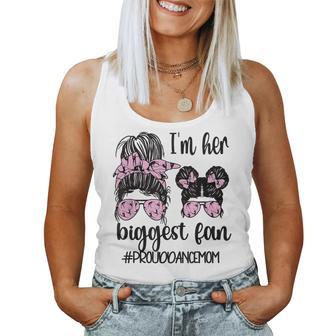 Her Biggest Fan Dance Mom Of Dancing Mother Dance Mama Women Tank Top - Thegiftio UK