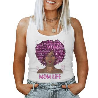 Black Woman Mom Life Mom African American Happy Women Tank Top - Seseable
