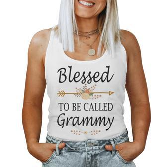 Blessed To Be Called Grammy Women Tank Top - Monsterry AU