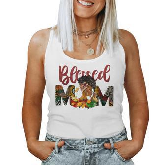 Blessed Mom Africa Black Woman Junenth Mother's Day Women Tank Top - Thegiftio UK