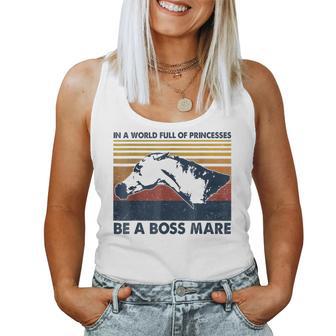 Boss Mare Equestrian Themed For Horse Lovers Women Tank Top - Monsterry DE