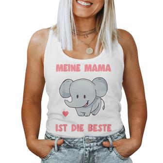 Children's Elephant Meine Mama Ist Die Beste Tank Top Frauen - Geschenkecke