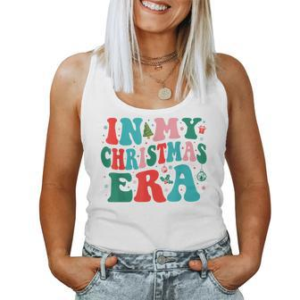 In My Christmas Era Cute Groovy Christmas Holiday Xmas Women Tank Top - Seseable