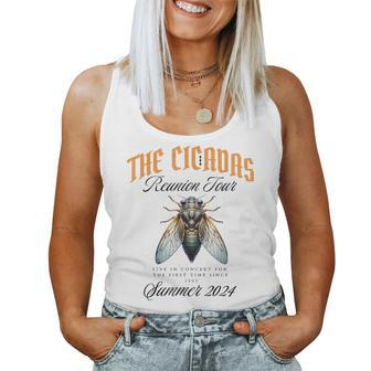 Cicada 2024 Comeback Tour Reunion Of Cicadas Women Women Tank Top - Monsterry AU