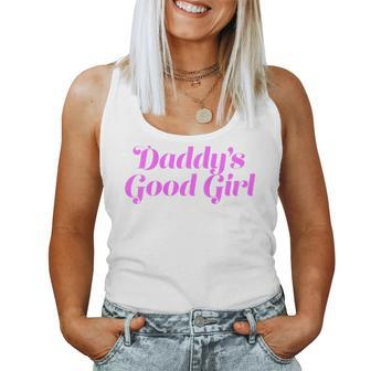 Daddy's Good Girl Naughty Submissive Sub Dom Dirty Humor Women Tank Top - Monsterry CA