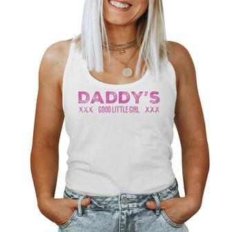 Daddy's Good Little Girl Xxx Love Sexy Vintage Women Tank Top - Monsterry CA