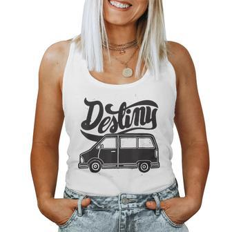Destiny Minivan Van Dad Mom Women Tank Top - Monsterry UK