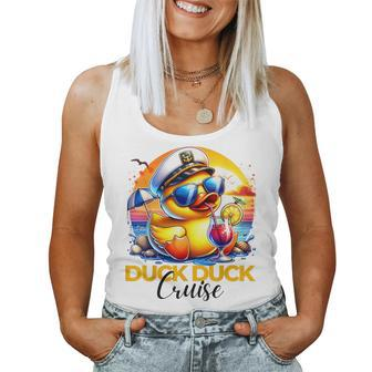 Duck Duck Cruise Family Cruising Matching Group Women Tank Top - Seseable