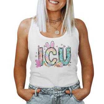 Easter Icu Nurse Bunny Spring Intensive Care Unit Nurse Women Tank Top - Monsterry AU