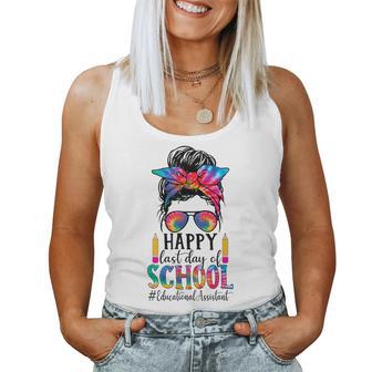 Educational Assistant Last Day Of School Womans School Girl Women Tank Top - Monsterry DE