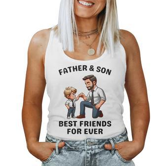 Fathers Day 2024 From Son Family Matching For Dad And Son Women Tank Top - Monsterry UK