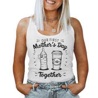 Our First Together Matching Retro Vintage Women Tank Top - Monsterry DE