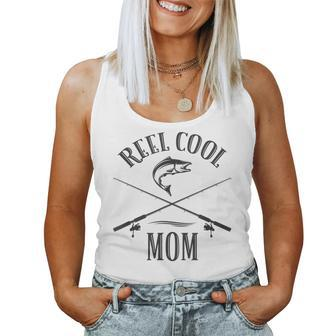 Fishing Mom Reel Cool Mother Womens Women Tank Top - Monsterry
