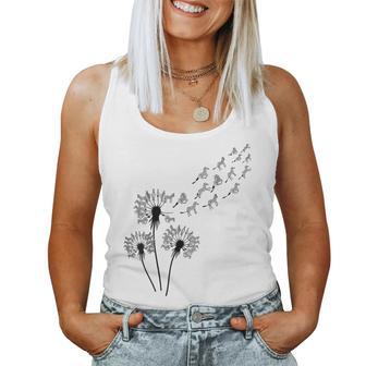 Flower Dandelion Zebras For Zebra Lover Zebra Women Tank Top - Monsterry UK