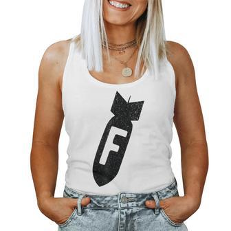 F Bomb Cursing For Swearing Mom And Dad Women Tank Top - Monsterry CA