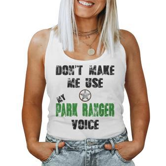 Park Ranger Officer National Parks Women Tank Top - Monsterry CA