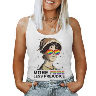 More Pride Less Prejudice Proud Ally Rainbow Pride Women Tank Top - Monsterry AU