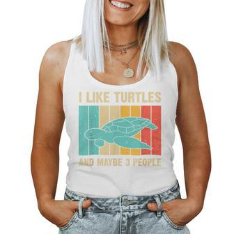 Turtle Sea Turtle Lover Boys Girls Women Tank Top - Monsterry