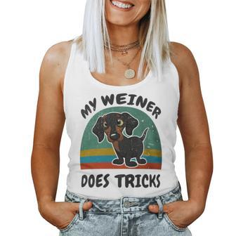 My Weiner-Dog Does Tricks Dachshund Women Tank Top - Monsterry