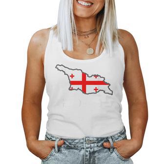 Georgien Flagge Frauen Georgian Flag Kinder Männer Georgien Tank Top Frauen - Geschenkecke