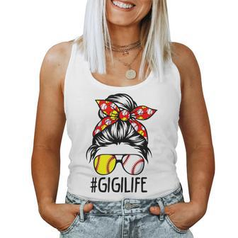 Gigi Life Softball Baseball Women Tank Top - Monsterry