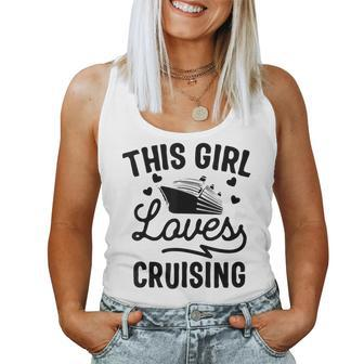 This Girl Loves Cruising Cruise Ship Women Tank Top - Monsterry