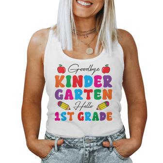 Graduation Bye Kindergarten Hello 1St Grade Back To School Women Tank Top - Monsterry DE