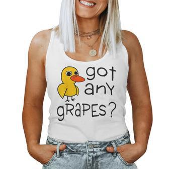Got Any Grapes The Duck Song Women Tank Top - Monsterry UK