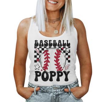 Groovy Baseball Poppy Ball Poppy Pride Women Tank Top - Monsterry AU