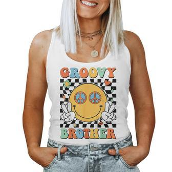 Groovy Brother Matching Family 70S 80S Retro Hippie Costume Women Tank Top - Monsterry CA