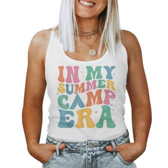 Groovy In My Summer Camp Era Retro Summer Camper Women Women Tank Top - Seseable