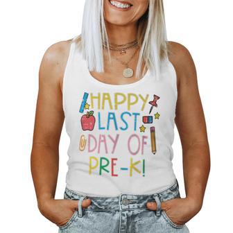 Happy Last Day Of Pre-K Last Day Boys Girls Teacher Women Tank Top - Monsterry CA