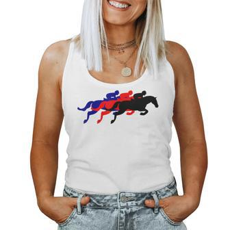 Horse Race Splechase Derby Racing Women Tank Top - Monsterry CA