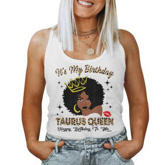 It's My Birthday Taurus Queen African American Women Women Tank Top - Monsterry CA