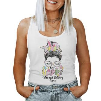 Labor And Delivery Nurse Easter Bunny L&D Nurse Easter Day Women Tank Top - Monsterry UK