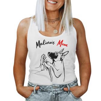 Malinois Mom Dog Mum Dog Holder Women's Tank Top Frauen - Seseable