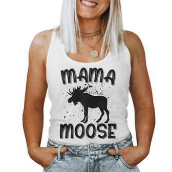 Mama Moose Moose Lover Women Tank Top - Seseable