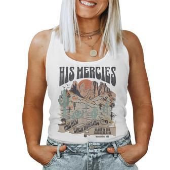 His Mercies Are New Every Morning Christian Bible Verse Women Tank Top | Mazezy