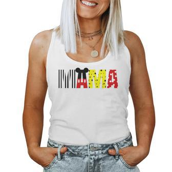 Mom And Dad Mama Of The Birthday Boy Mouse Family Party Women Tank Top - Thegiftio UK