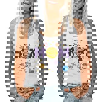 Mom Outer Planets Birthday Party Astronaut Space Spaceman Women Tank Top - Seseable