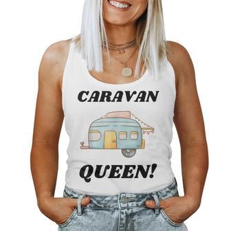 Motorhome Caravan Queen Women Tank Top - Thegiftio UK