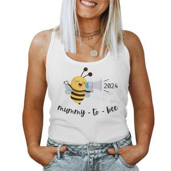 Mummy To Bee 2024 I'm Going To Be A Mum Pregnancy Announce Women Tank Top - Thegiftio UK