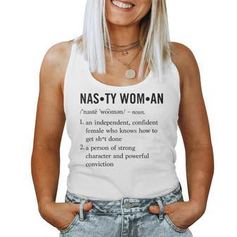 Nasty Woman Dictionary Definition Cute Feminist Women Tank Top - Monsterry CA