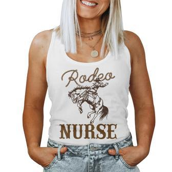 Nurse 1St First Birthday Cowboy Rn Western Rodeo Party Women Tank Top | Mazezy DE