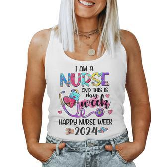 I Am Nurse And This Is My Week Happy Nurse Week 2024 Women Tank Top | Mazezy