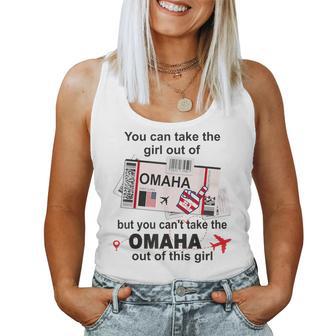 Omaha Girl Omaha Boarding Pass Women Tank Top - Monsterry