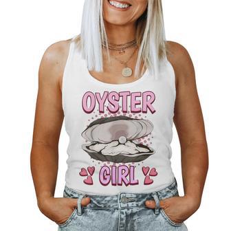 Oyster Girl Quote Shell Oysters Women Tank Top - Monsterry DE