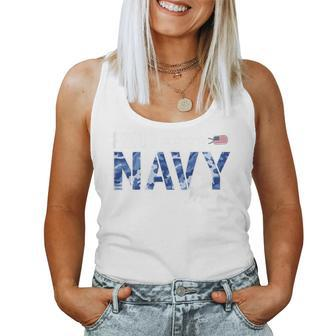 Proud Navy Mother For Moms Of Sailors And Veterans Women Tank Top - Monsterry UK