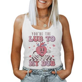 Retro You're The Lub To My Dub Cvicu Nurse Valentine Cardiac Women Tank Top - Seseable